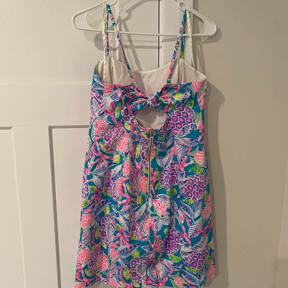 Lilly Pulitzer Shelli Floral Stretch Cotton Shift Dress NWT - Picture 4 of 7
